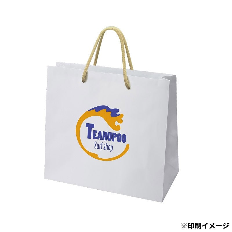 >【オリジナル印刷】特注TCB 高級手提げ袋 330×100×300 2色 ベタ無 500枚
