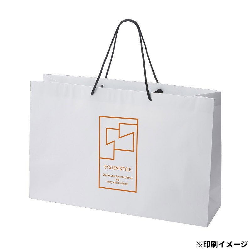 【オリジナル印刷】特注TCB 高級手提げ袋 410×120×310 1色 ベタ無 500枚