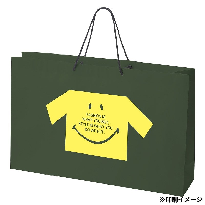 【オリジナル印刷】特注TCB 高級手提げ袋 550×150×400 2色 ベタ有 500枚