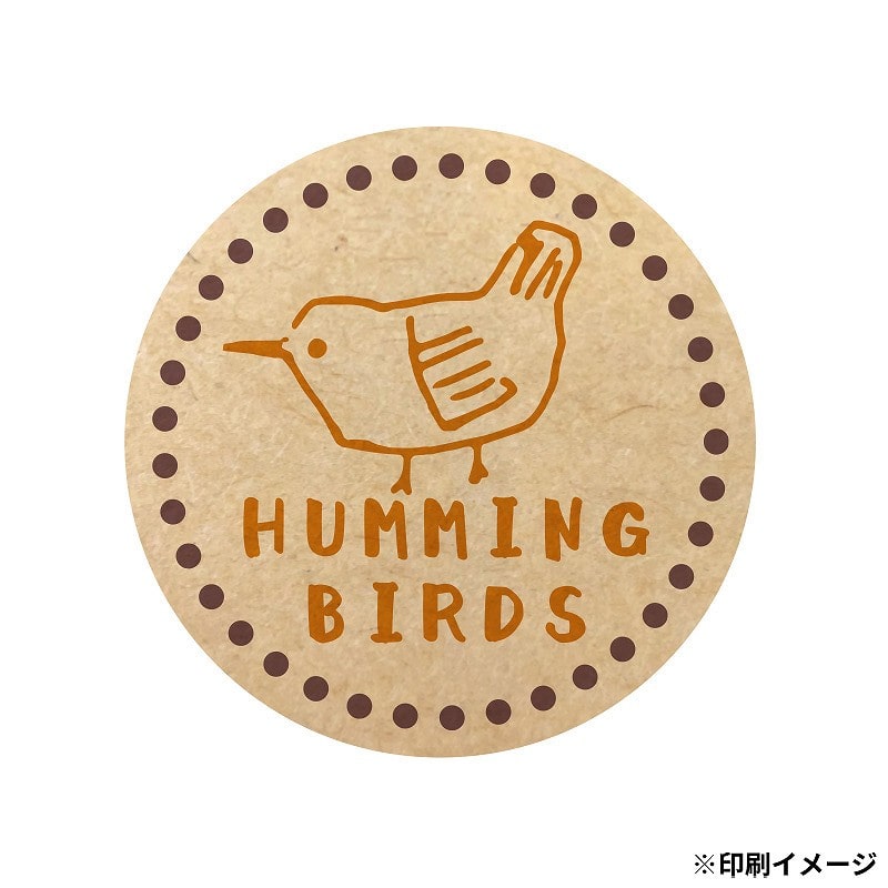 【オリジナル印刷】 特注シール 真円 φ45 2色印刷 10000枚