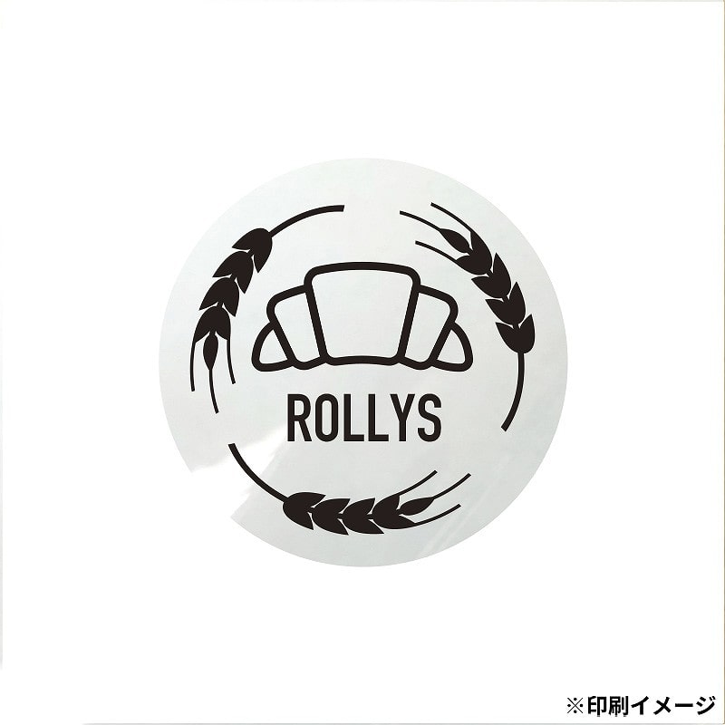 【オリジナル印刷】 特注シール 真円 φ25 1色印刷 10000枚