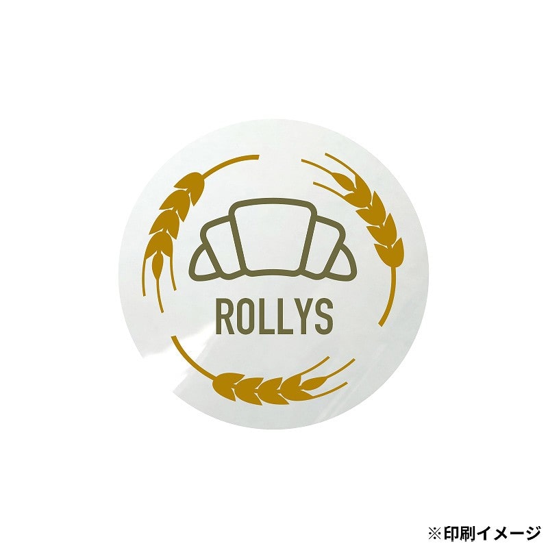 【オリジナル印刷】 特注シール 真円 φ25 2色印刷 10000枚
