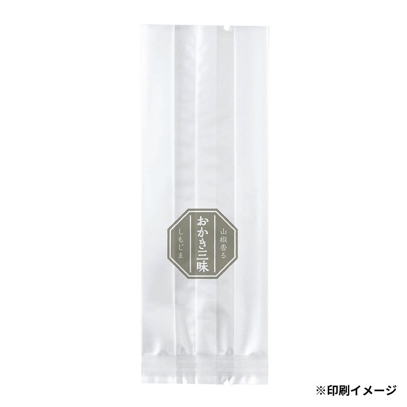 【オリジナル印刷】 特注ガスバリアマットOPガゼット合掌袋 VK-202 1色印刷 5000枚