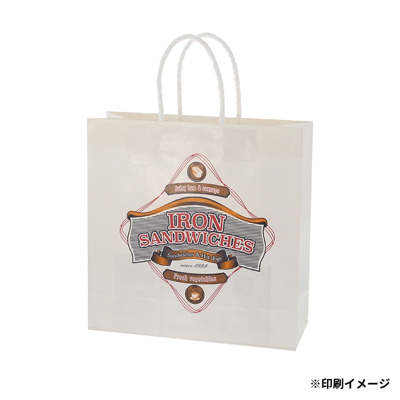 【オリジナル印刷】特注小ロットスムースバッグ　3才 フルカラー片面印刷 白無地300枚