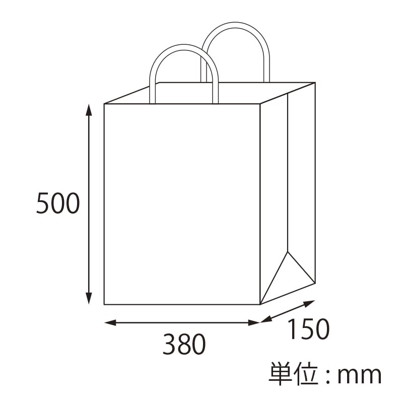 【オリジナル印刷】特注小ロットスムースバッグ KA フルカラー片面印刷 白無地300枚
