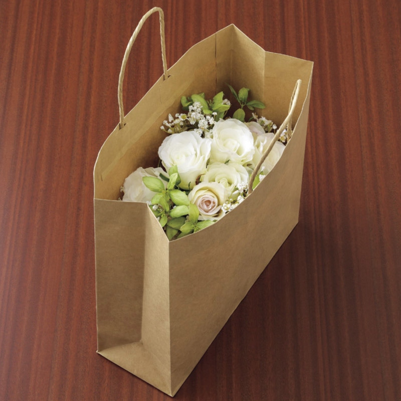 【オリジナル印刷】特注小ロットスムースバッグ　2才 フルカラー片面印刷 未晒無地300枚