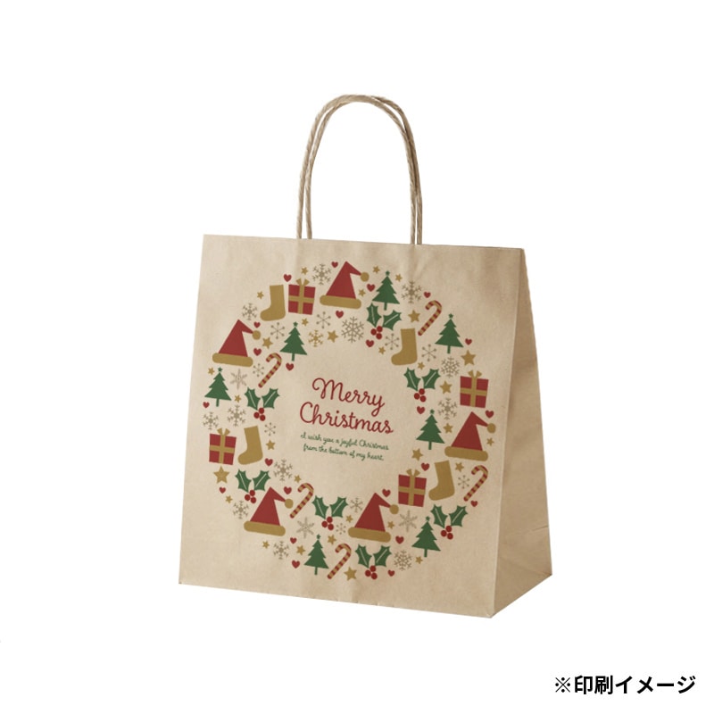 【オリジナル印刷】特注小ロットスムースバッグ　26－16 フルカラー片面印刷 未晒無地300枚