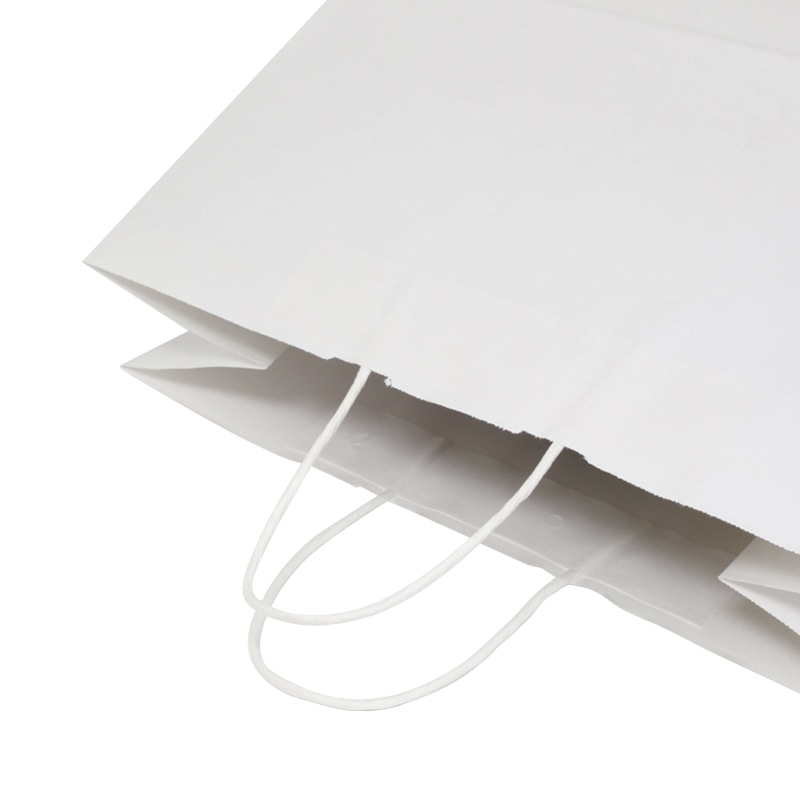 【オリジナル印刷】特注小ロット25チャームバッグ 45-1 フルカラー片面印刷 晒白無地100枚