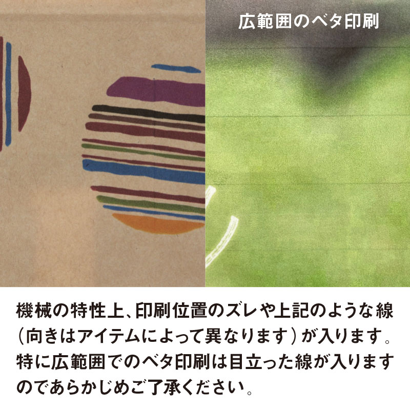 【オリジナル印刷】特注小ロット25チャームバッグ 34-1 フルカラー片面印刷 未晒無地100枚