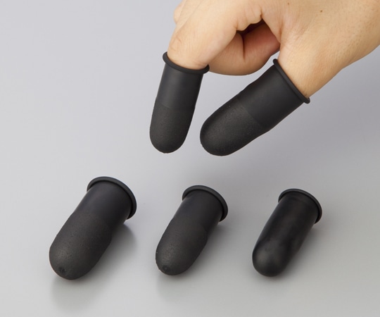 ハナキゴム 指サック導電性　導電ラッキー　50入　C-小 1箱（ご注文単位1箱）【直送品】