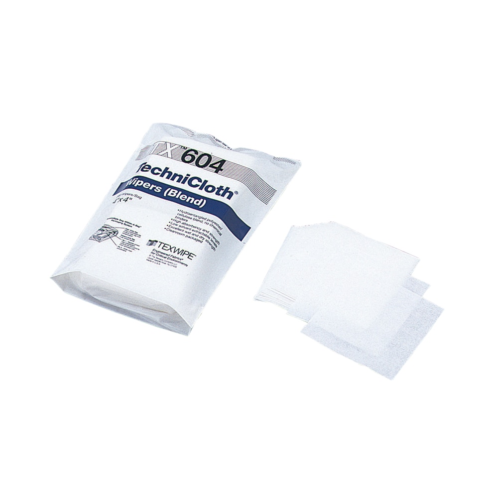 テックスワイプ(Texwipe) テクニクルー 1袋(1200枚入) TX604-ST 1袋(ご注文単位1袋)【直送品】