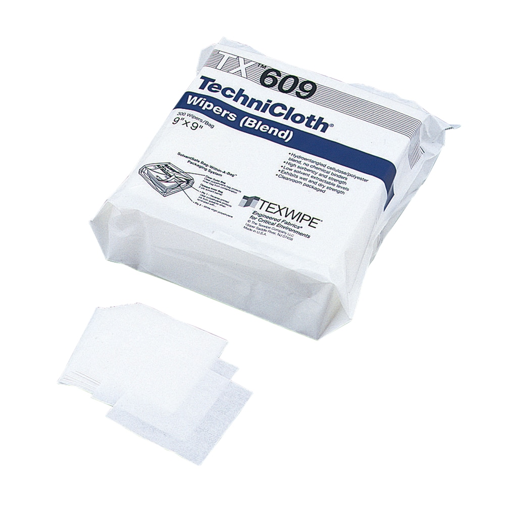 テックスワイプ(Texwipe) テクニクルー 1袋(300枚入) TX609-ST 1袋(ご注文単位1袋)【直送品】