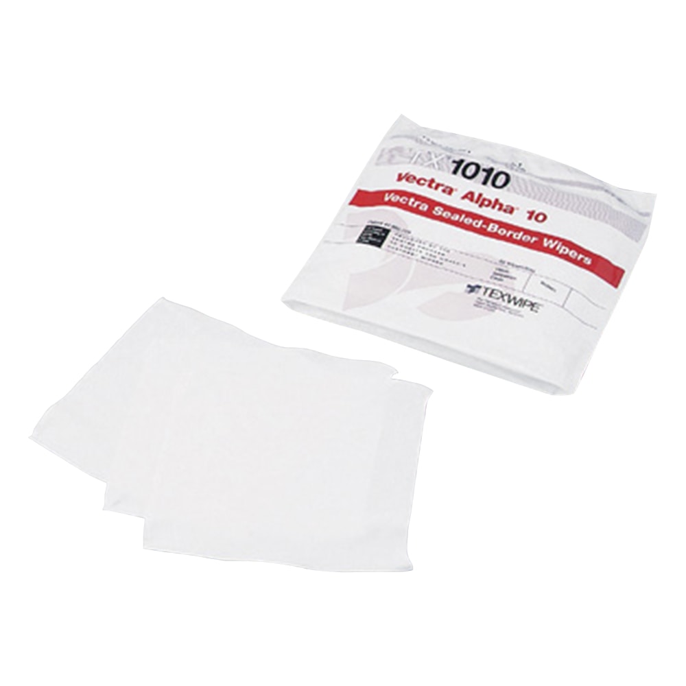 テックスワイプ(Texwipe) アルファ10 100枚入 TX1010 1袋(ご注文単位1袋)【直送品】