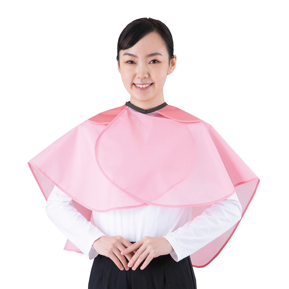 アズワン ダブルケープ ピンク 3744 1枚(ご注文単位1枚)【直送品】