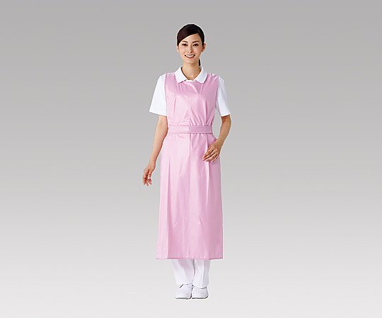 ナビス（アズワン） 入浴介助エプロン（防水加工）　ピンク　 1枚（ご注文単位1枚）【直送品】