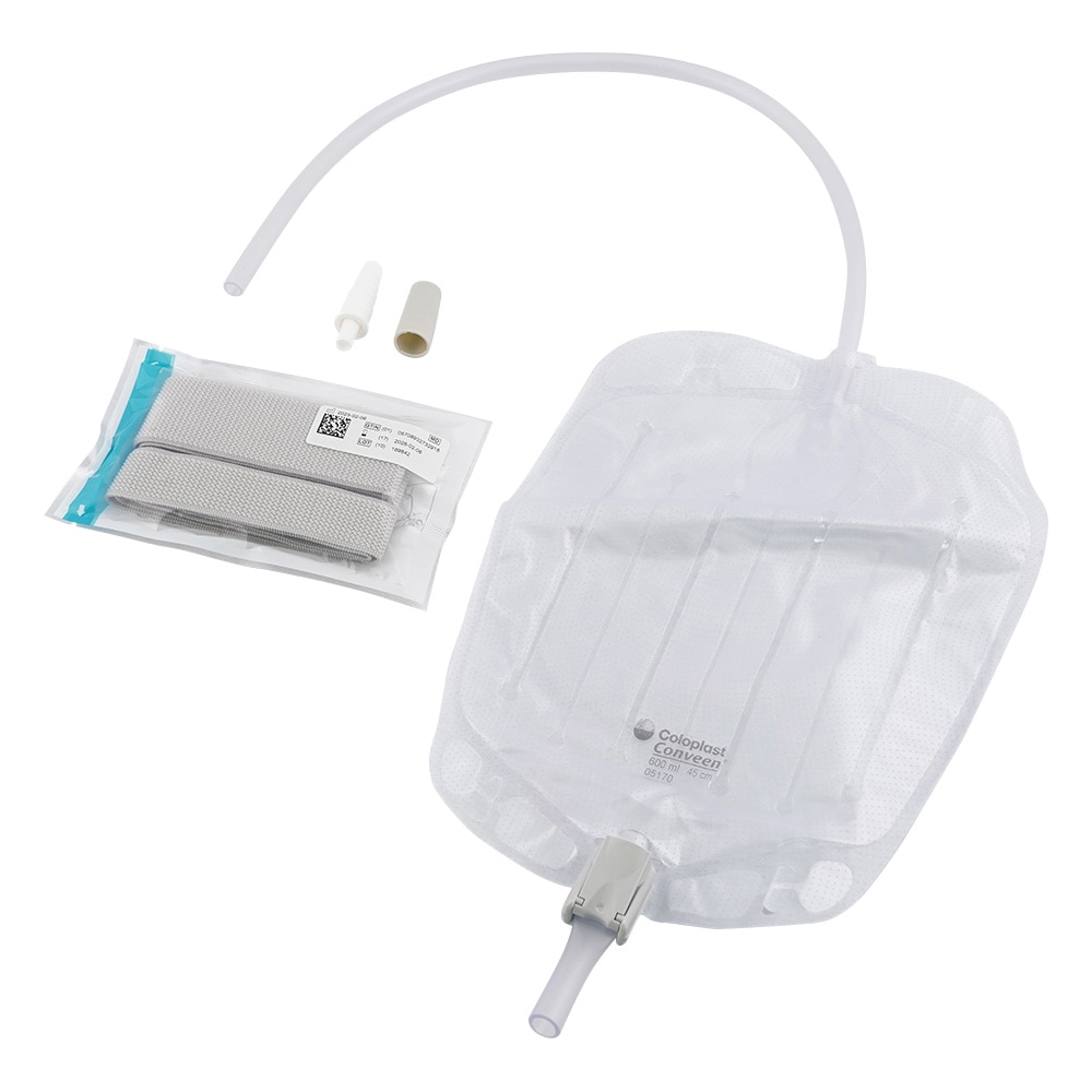 コロプラスト 外部蓄尿袋(コンビーンレッグバッグ) 600mL 1箱(10枚入) 5170 1箱(ご注文単位1箱)【直送品】