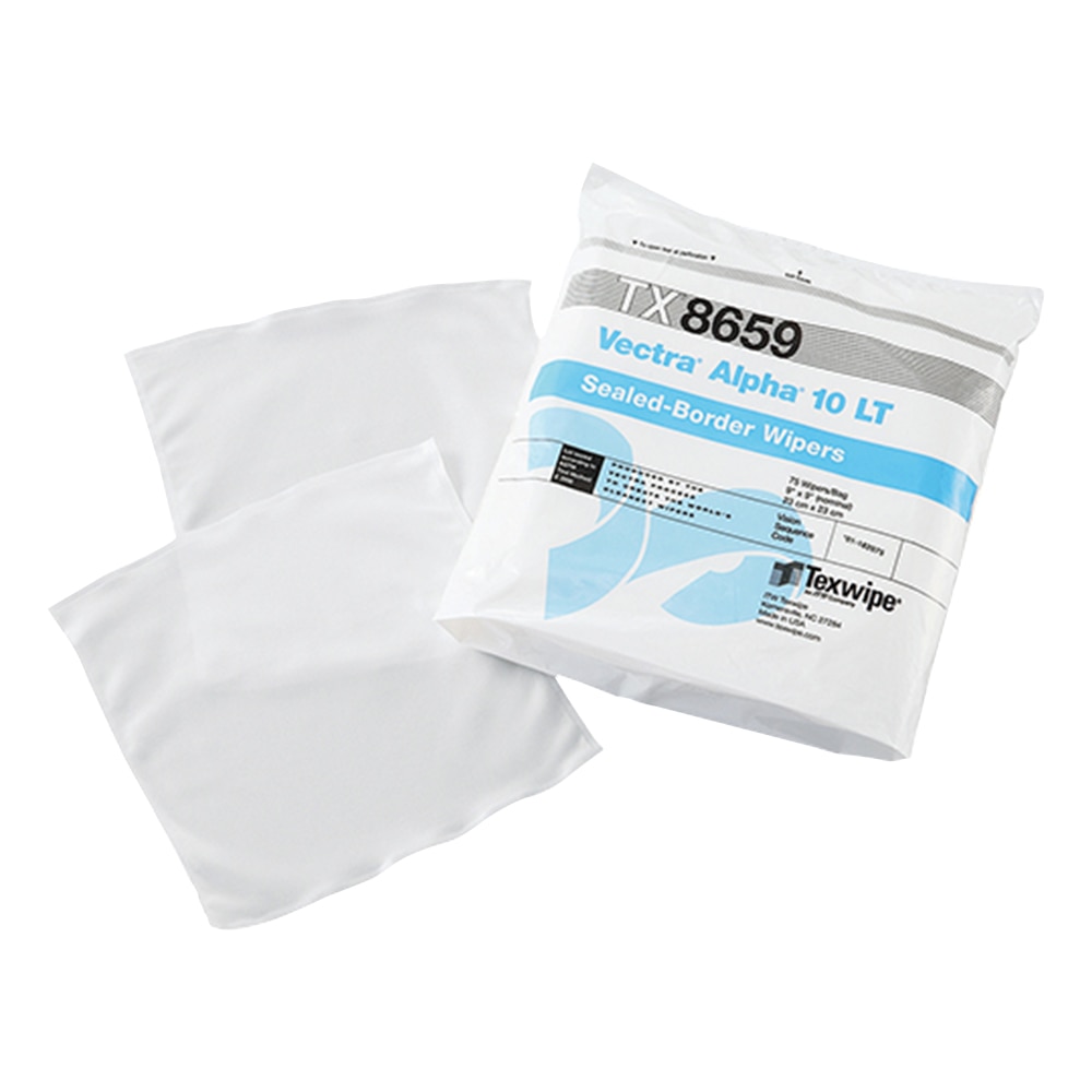 テックスワイプ(Texwipe) ワイパー(Vectro(R)Alpha(R))1袋(75枚×2袋入) TX8659 1袋(ご注文単位1袋)【直送品】