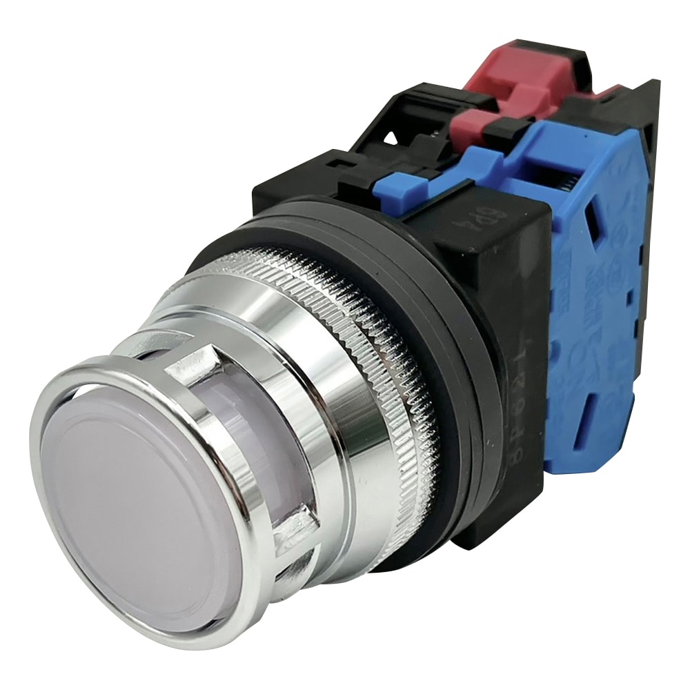 IDEC 照光押ボタンスイッチ ピュアホワイト ALFN22211DNPW 1個(ご注文単位1個)【直送品】