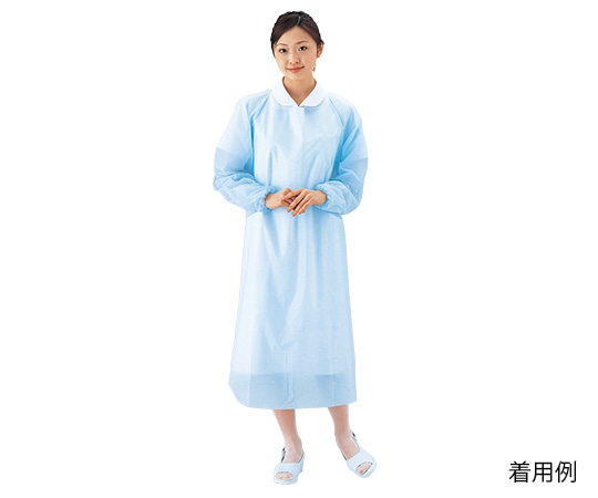 イワツキ プラスチックエプロン（袖付き） ゴム袖タイプ 1箱（20枚入）　004-41519 1箱（ご注文単位1箱）【直送品】