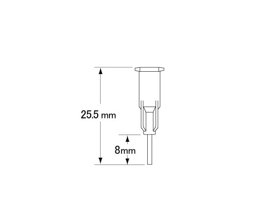 武蔵エンジニアリング PTFEニードル アイボリー 1箱(50個入) TN-16G 1箱(ご注文単位1箱)【直送品】