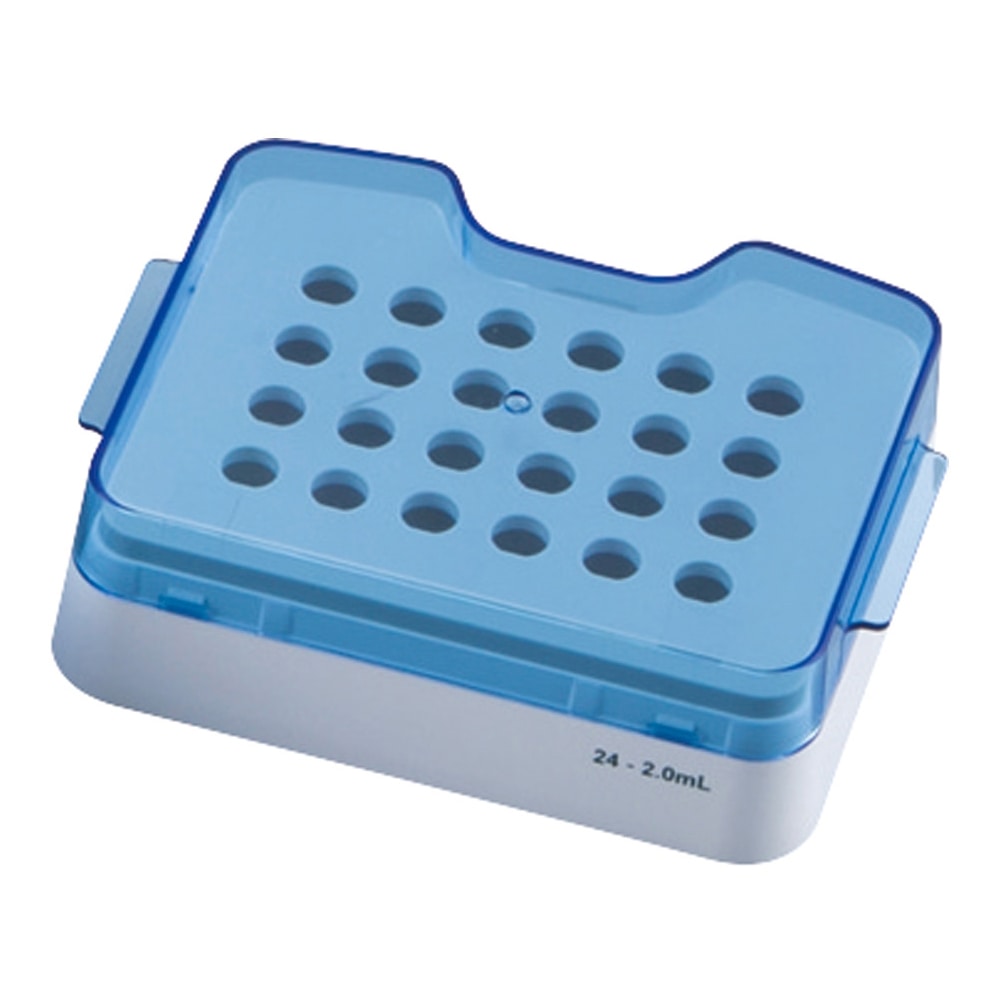 アズワン ブロックバスシェーカー 2.0mL×24本用ブロック　Block-24-20 1個（ご注文単位1個）【直送品】