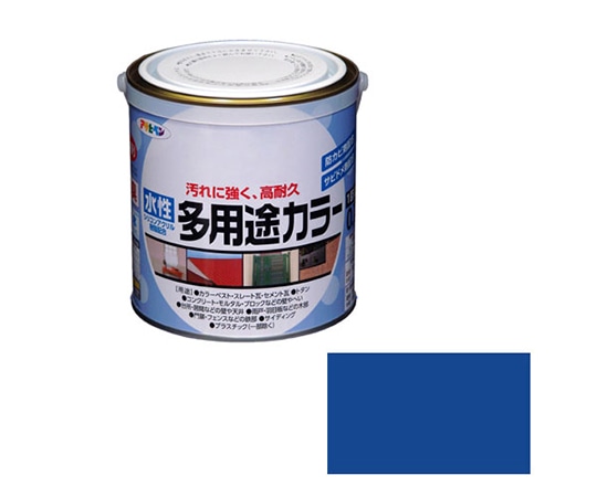 アサヒペン 水性多用途カラー 0.7L (青) 1個(ご注文単位1個)【直送品】