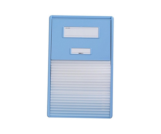 LIHITLAB カードインデックス A4(横1面)20名用 ブルー HC112C 1冊(ご注文単位1冊)【直送品】