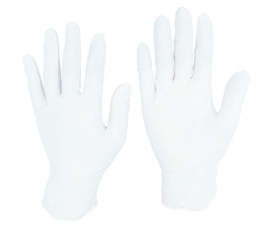 帝人 ソフトニトリル手袋 ホワイト M (100枚入) NBR-PF8WM 1箱(ご注文単位1箱)【直送品】