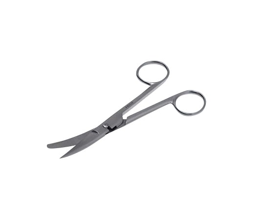 日本フリッツメディコ 外科剪刀 片尖ハズシ 曲 B022-1306 1本(ご注文単位1本)【直送品】