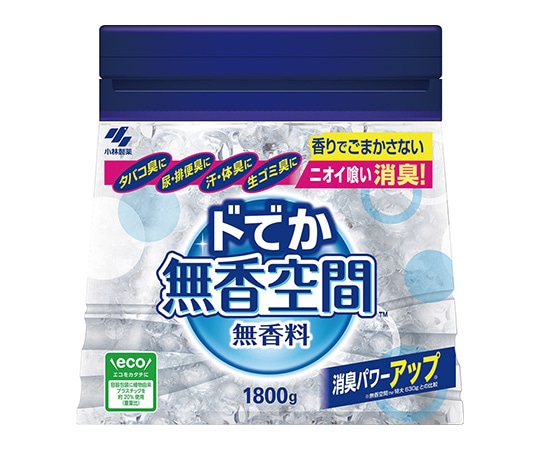 小林製薬 ドでか無香空間 無香料 本体 1800g 1個(ご注文単位1個)【直送品】