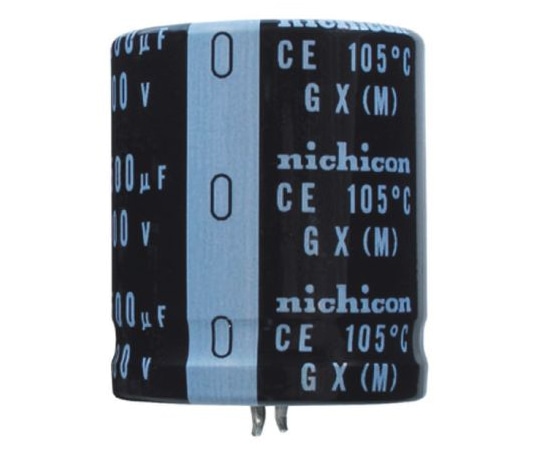 ニチコン アルミ電解コンデンサ スナップイン端子 330μF 250V dc 1袋（2個入）　LGX2E331MELZ30 1袋（ご注文単位1袋）【直送品】