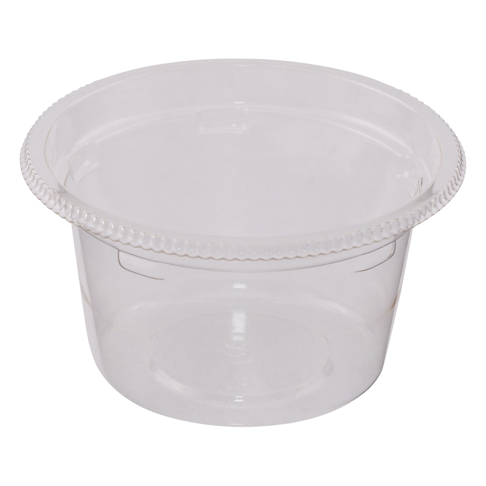 アズワン フードパック 丸型タイプ（簡易食品容器） 本体 1袋（100枚入）　MS66-60BL 1袋（ご注文単位1袋）【直送品】