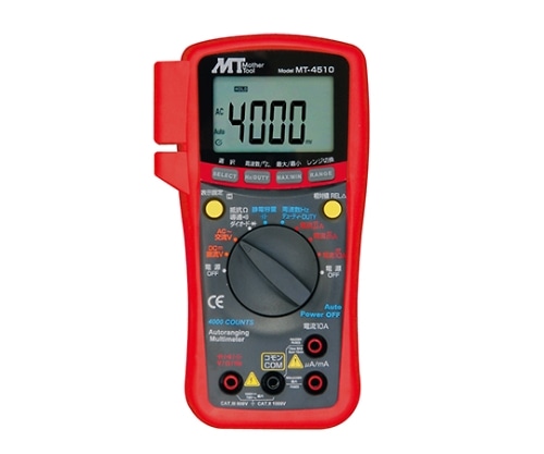 マザーツール デジタルマルチメーター MT-4510 1個(ご注文単位1個)【直送品】