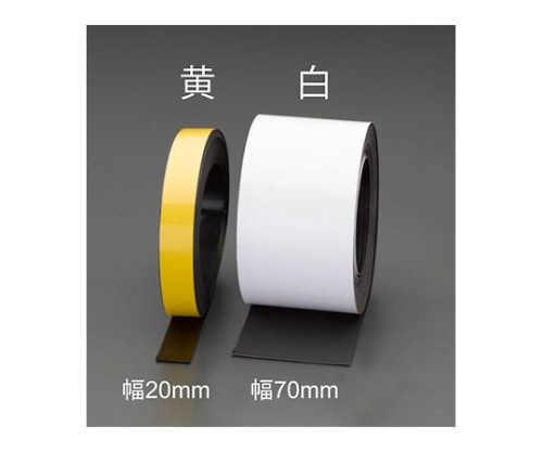 エスコ 50mmx10m マグネットロール(白色/ホワイトボード型) EA781EP-63 1巻(ご注文単位1巻)【直送品】