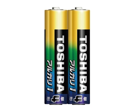 東芝 アルカリ乾電池 単4形 2本入 LR03AN 2KP 1パック(ご注文単位1パック)【直送品】