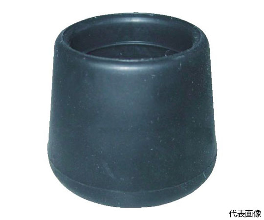 トラスコ中山 イス脚キャップ　19mm　黒　4個組　TRRCC19-BK 1袋（ご注文単位1袋）【直送品】