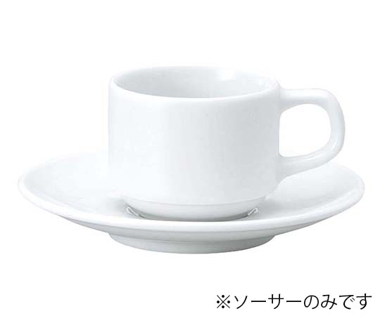 江部松商事 おぎそチャイナ　ソーサー　4604　ホワイト　7628590 ※ソーサー単品のみ 1個（ご注文単位1個）【直送品】