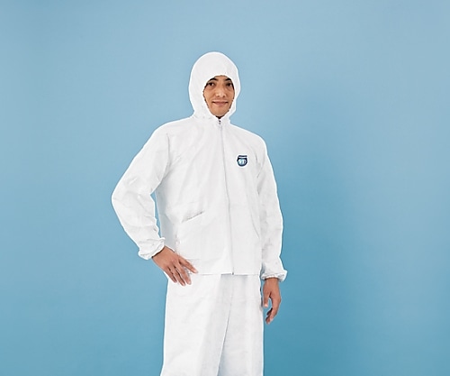 アゼアス デュポンタイベックR製 フード付ジャンパー 3L　2010B-3L 1着（ご注文単位1着）【直送品】