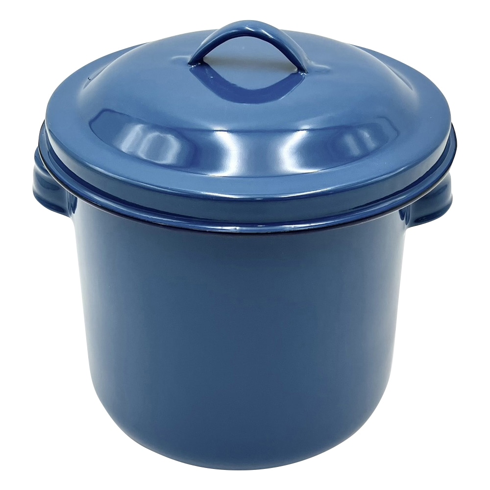 アズワン ホーローフタ付タンク 2L 1個(ご注文単位1個)【直送品】