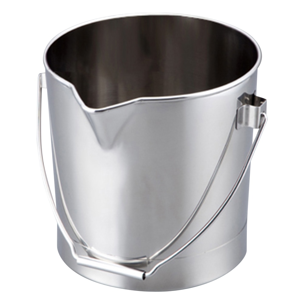 MONOVATE(旧:日東金属工業) ステンバケツ 注ぎ口付 10L BA-10 1個(ご注文単位1個)【直送品】