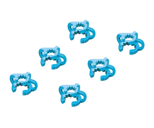 アズワン ケッククリップ・テーパージョイント用 ミントグリーン 適合スリ部上径:10mm 1袋(10個入) KC10 1袋(ご注文単位1袋)【直送品】