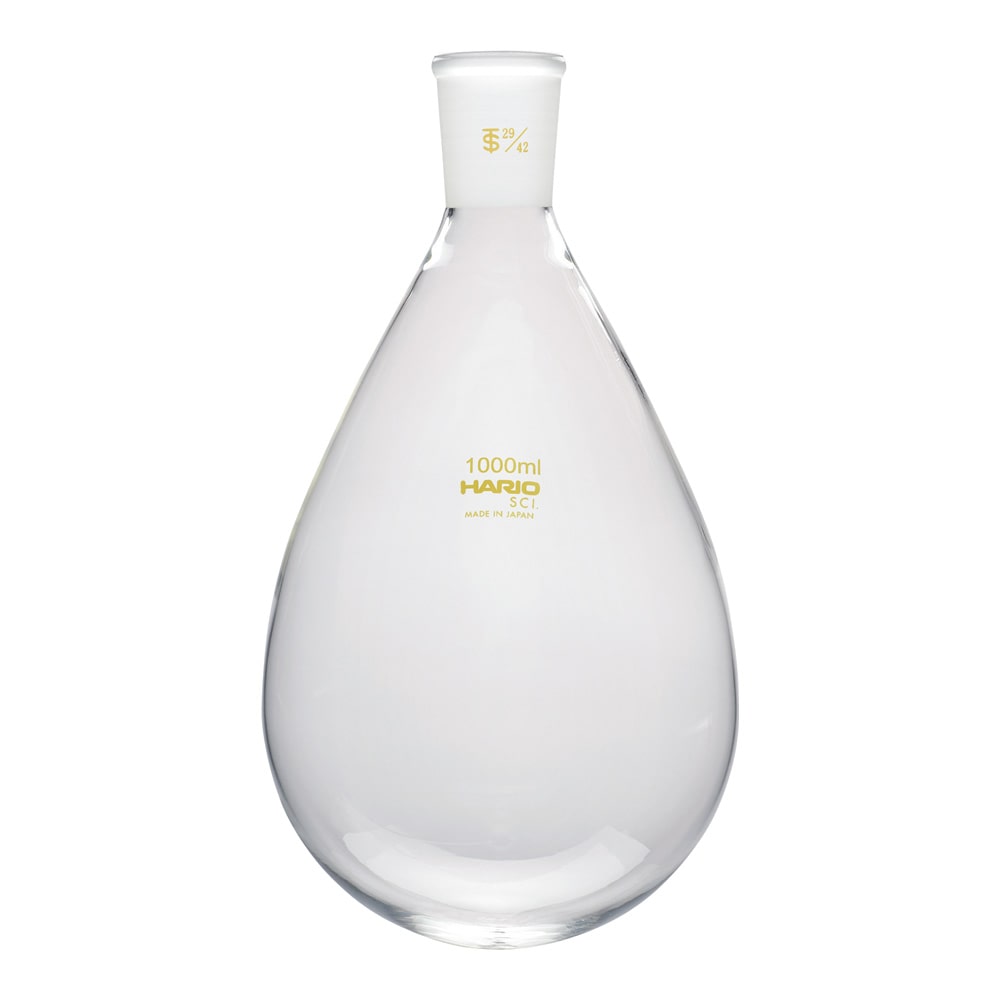 HARIO 共通摺合せなすフラスコ 1000mL TS29/42 NFJ-1L-29.42-SCI 1個(ご注文単位1個)【直送品】