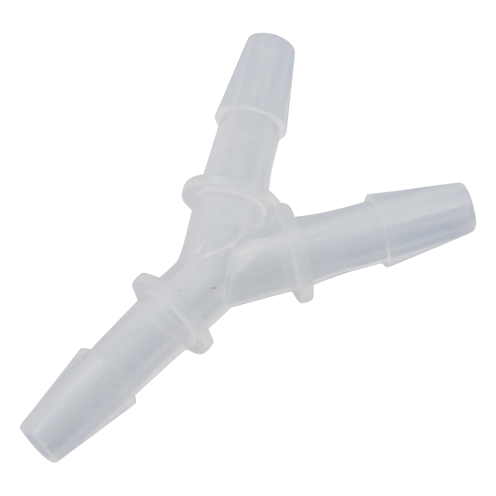 アズワン チューブコネクター(軟質チューブ用) Y型同径 ID3.2-4.0 1袋(10個入) EBYC40 1袋(ご注文単位1袋)【直送品】