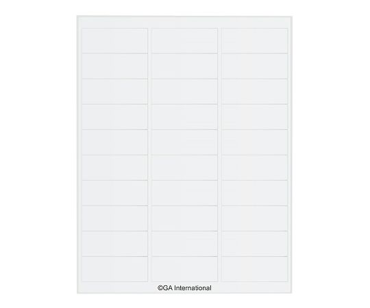 GA　International クライオラベル（レーザープリンタータイプ）　30ラベル×16シート入　CL-3T1-WH 1袋（ご注文単位1袋）【直送品】