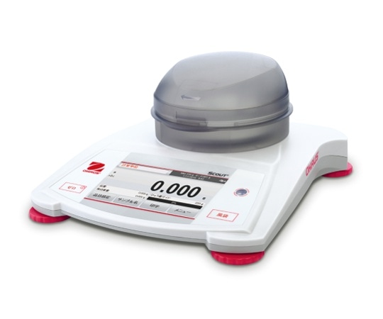 オーハウス ポータブル天びん スカウトシリーズ(フルカラータッチスクリーン搭載モデル)120g/0.001g STX123JP 1個(ご注文単位1個)【直送品】