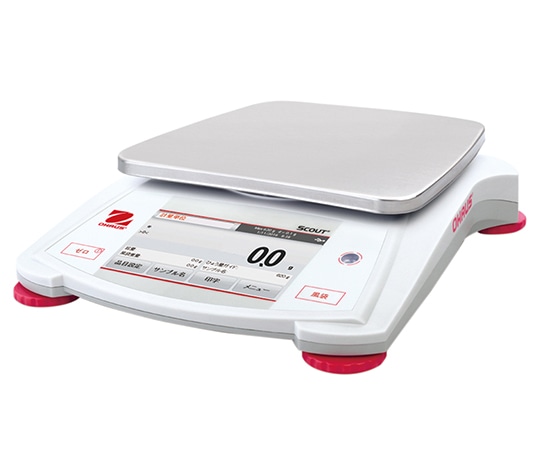 オーハウス ポータブル天びん スカウトシリーズ(フルカラータッチスクリーン搭載モデル)6200g/0.1g STX6201JP 1個(ご注文単位1個)【直送品】