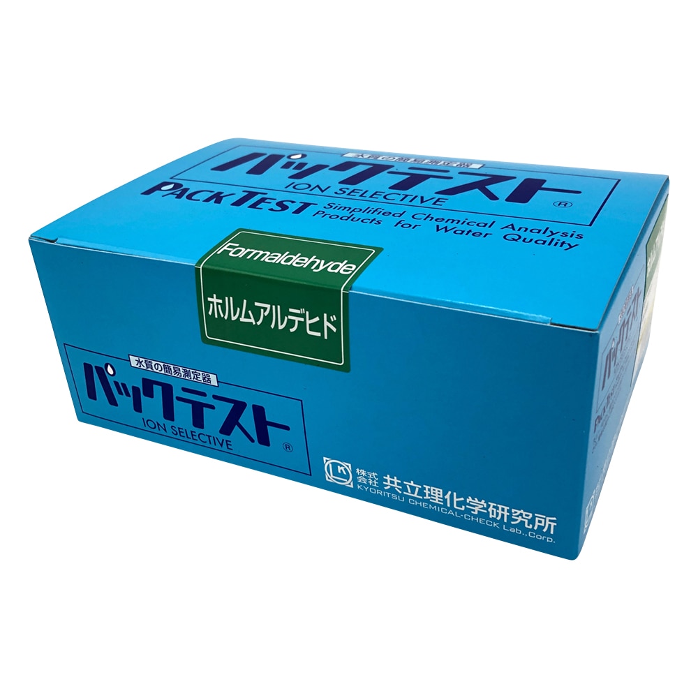 共立理化学研究所 パックテストR (簡易水質検査器具) ホルムアルデヒド 1箱(5本×8袋入) WAK-FOR 1箱(ご注文単位1箱)【直送品】