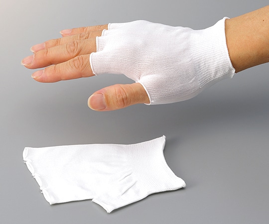 アズピュア(アズワン) アズピュアインナー手袋(オールカットタイプ) 10双入 1袋(ご注文単位1袋)【直送品】