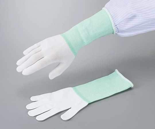 アズピュア（アズワン） アズピュアロングインナー手袋　オーバーロックタイプ　S　10双入　 1袋（ご注文単位1袋）【直送品】