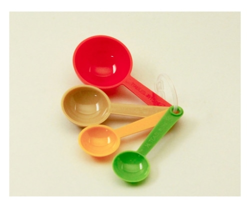 蝶プラ工業 計量スプーン 4本組 210328 1式(ご注文単位1式)【直送品】